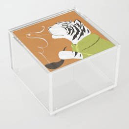 Smoking tiger Acrylic Box