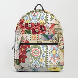 Floral In Patch Backpack