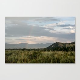 Golden Hour Rainbow Canvas Print