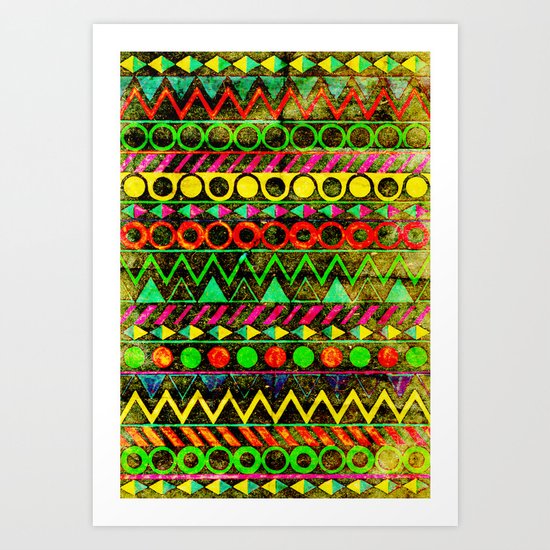 Aztecism Art Print