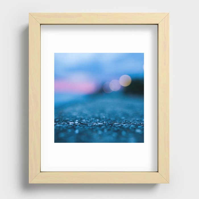 Uncertainty Recessed Framed Print