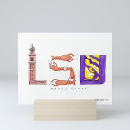 LSU - Geaux Tigers! Mini Art Print