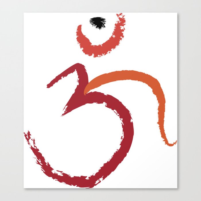 Om To Guide Your Way Canvas Print