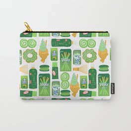 Matcha Green Tea Snacks Carry-All Pouch