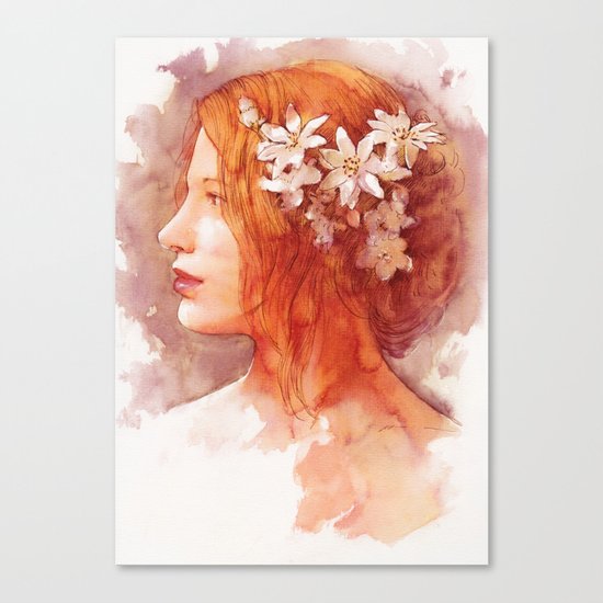 Flower scent Canvas Print
