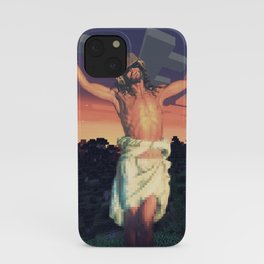 Jesus Experiencing VR iPhone Case