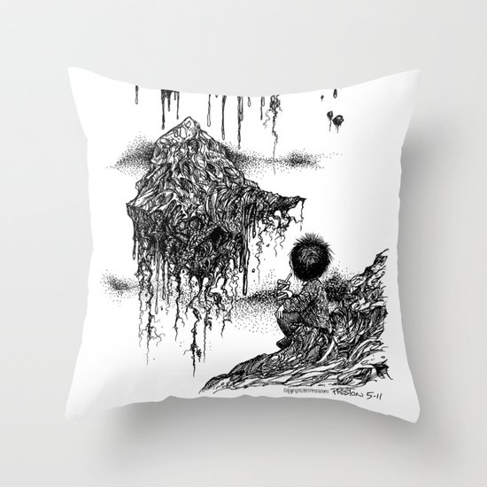 Floaters Throw Pillow