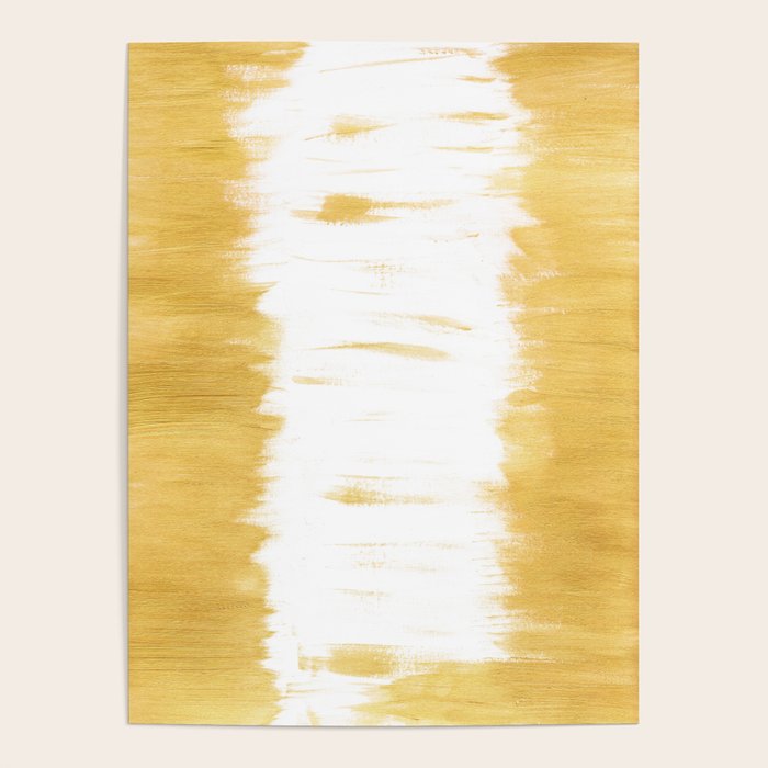 Gold Abstract Artwork. Gold Paint Brush Strokes. Golden Texture