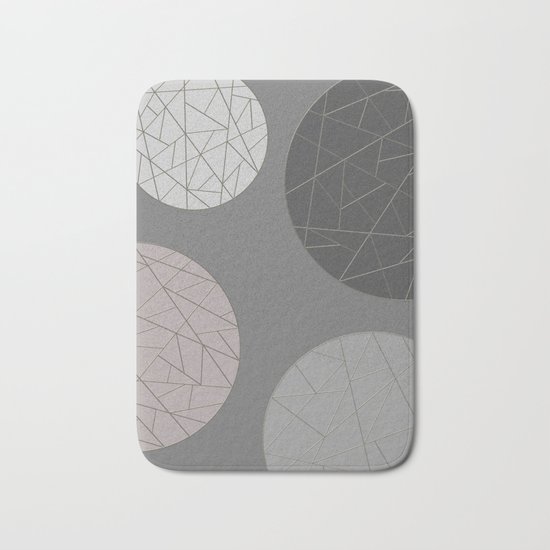 BROKEN (abstract geometric) Bath Mat