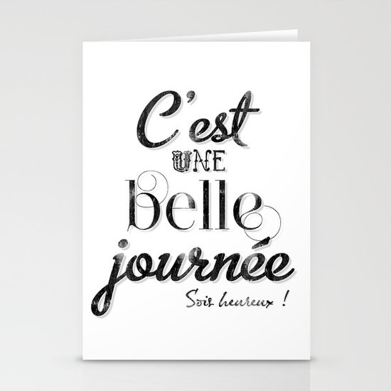 Une belle journée Stationery Cards