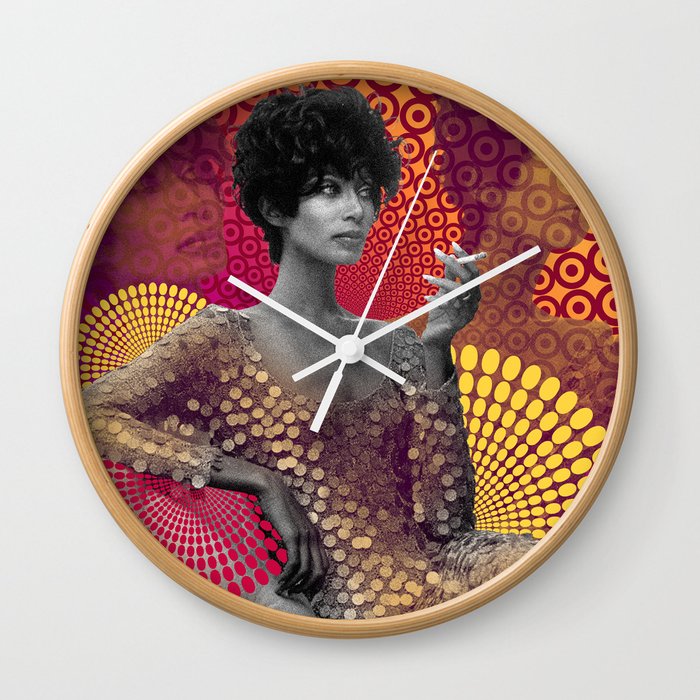 Supermodel Donyale 2 - Supermodels of the Sixties Series Wall Clock