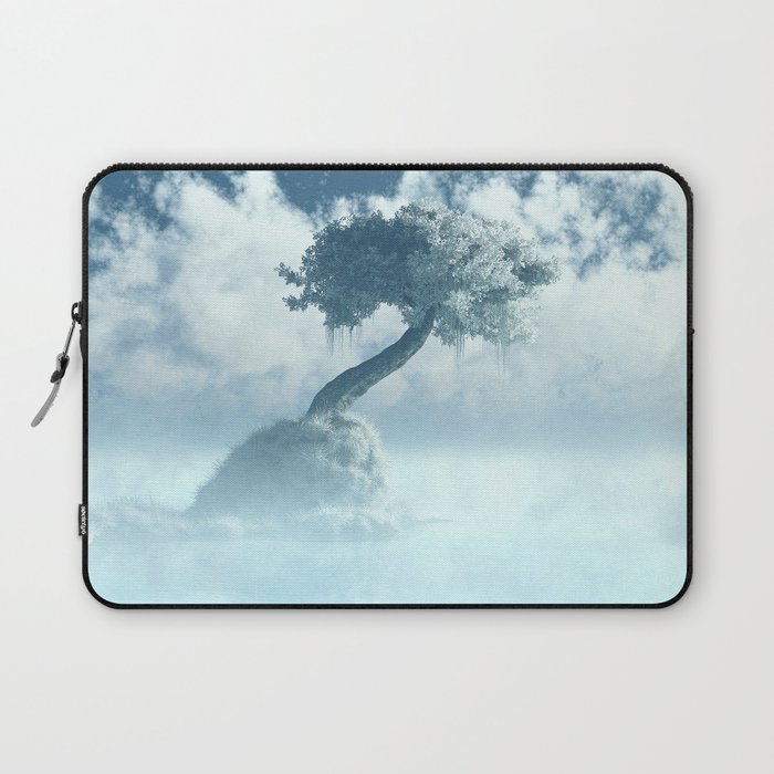 Frozen Tree at the lake Laptop Sleeve