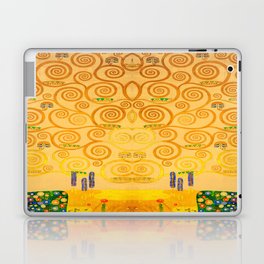 Gustav Klimt (Austrian,1862-1918) - Title: The Tree of Life (Part 7) - Nine Cartoons for the Execution of a Frieze for the Dining Room of Stoclet House in Brussels - 1911 - Style: Symbolism - Digitally Enhanced Version (2000 dpi) - Laptop Skin