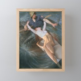 The Siren Framed Mini Art Print
