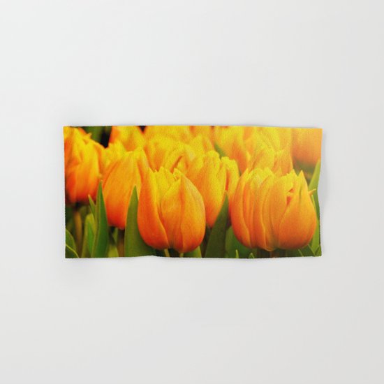 Yellow Tulips Hand & Bath Towel