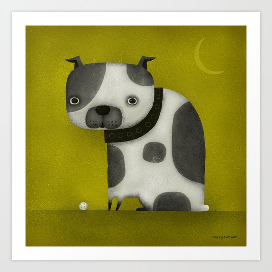 STUBBY TAIL Art Print