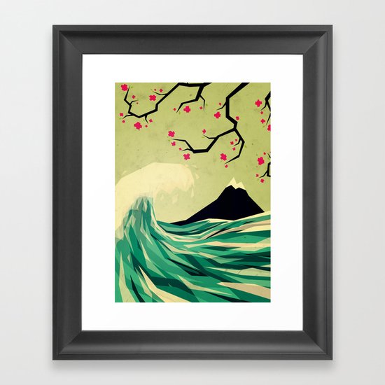 falling in love Framed Art Print