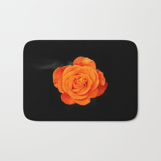 Romantic Rose Orange Bath Mat