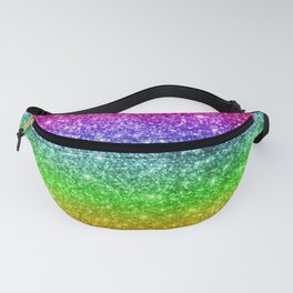 Rainbow Glitter Fanny Pack