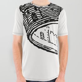 King's Crown Illustration All Over Graphic Tee