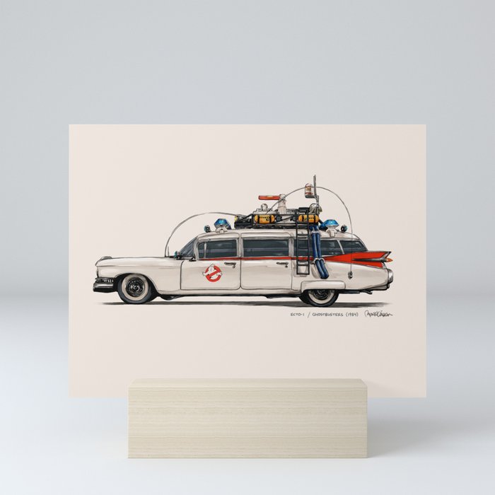Ghostmobile Mini Art Print