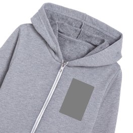 Cool Charcoal Gray - Grey Solid Color Pairs PPG Dover Gray PPG1001-5 Kids Zip Hoodie