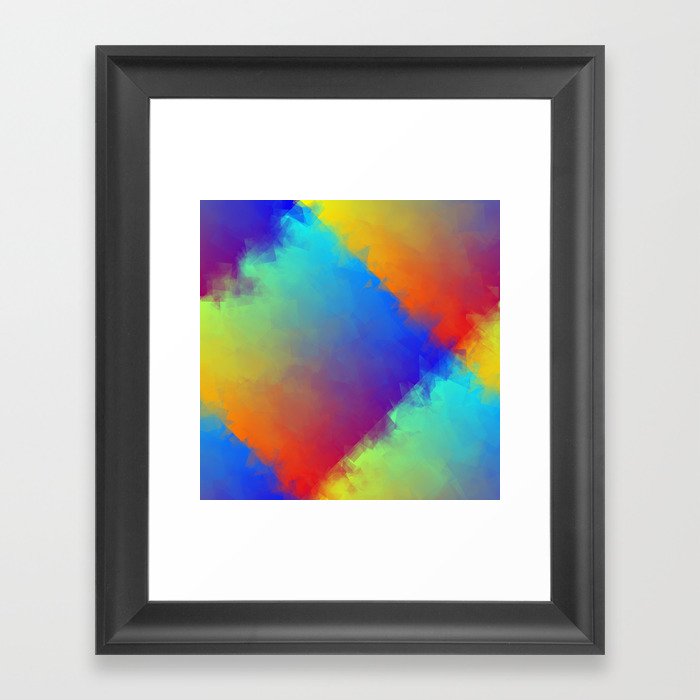 Abstract Number-10 Framed Art Print