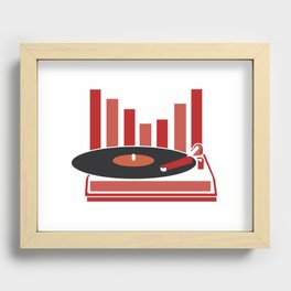 Love Vinyl Recessed Framed Print