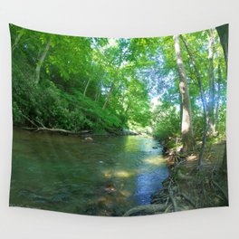 The Path of the Creek  Wall Tapestry