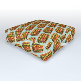 Sandwich Pattern - Turkey Outdoor Floor Cushion