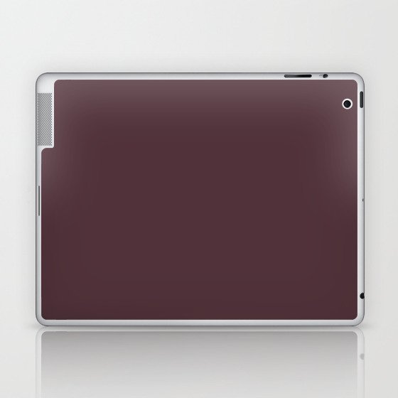 Sherwin Williams Trending Colors of 2019 Merlot (Dark Purple Red / Wine) SW 2704 Laptop & iPad Skin