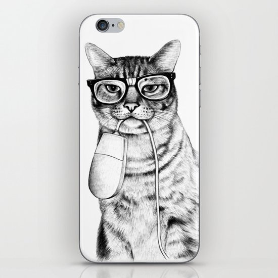 Mac Cat iPhone & iPod Skin