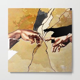 "One Touch" Metal Print