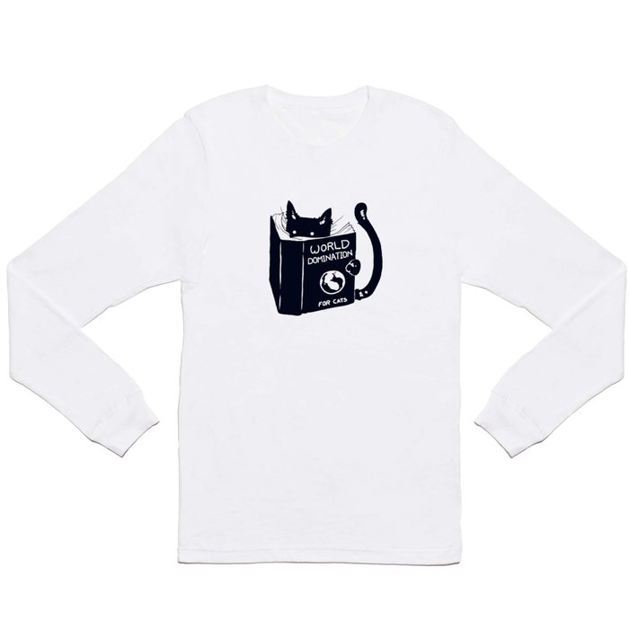 World Domination For Cats Long Sleeve T Shirt