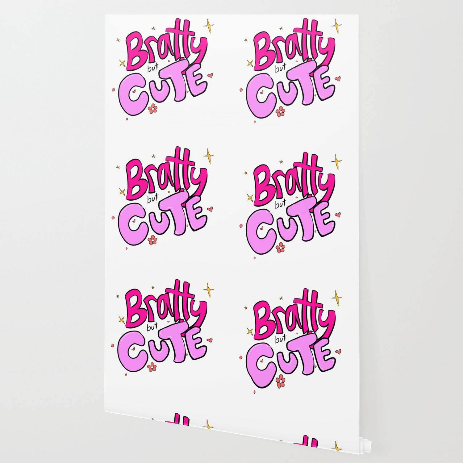 Bit Of Brat But Cute Wallpaper By Blackpawsart Society6