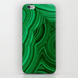 Malachite Green Stone  iPhone Skin