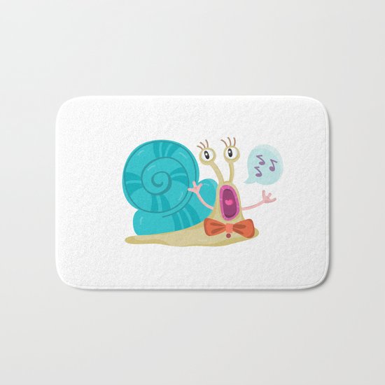 Cute Snail Bath Mat