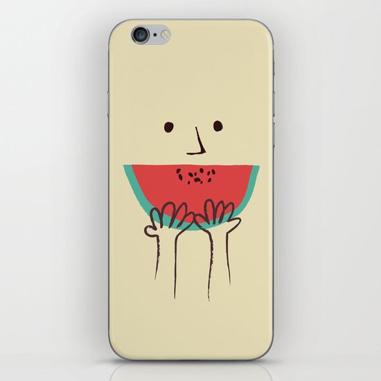 Summer smile iPhone & iPod Skin