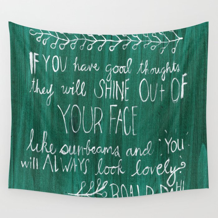 Good Thoughts Wall Tapestry