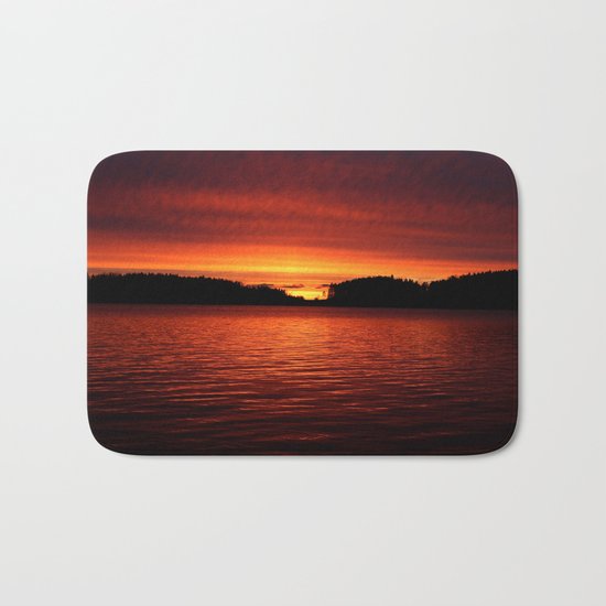 Sunset in April Bath Mat