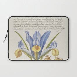Vintage poster Floral and calligraphy Laptop Sleeve
