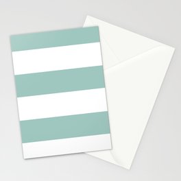 Maine Ocean Cabana Stripes Stationery Cards