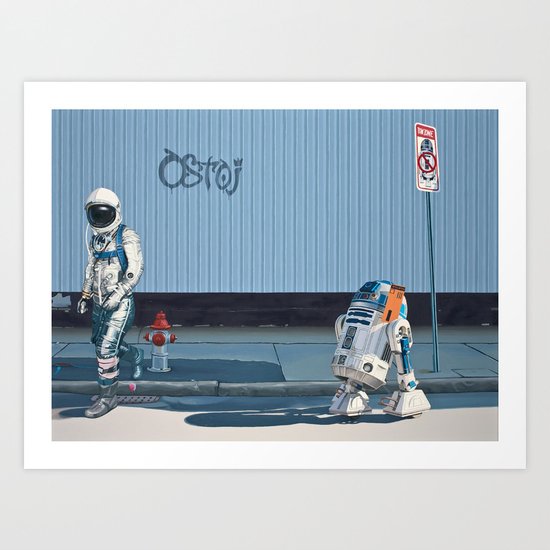 The Parking Ticket Art Print