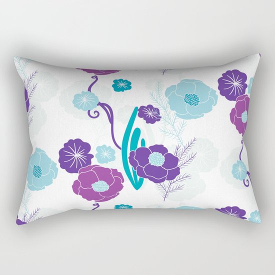 Floral pattern Rectangular Pillow