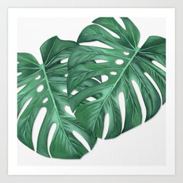 Big Leaves Art Prints For Any Decor Style Society6