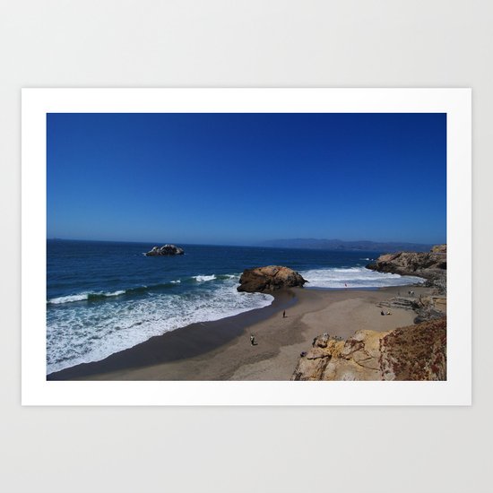 Deep Blue Art Print