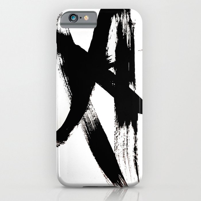 brushstroke 2 - simple black and white iphone case brushstroke 2 - simple black and white iphone case