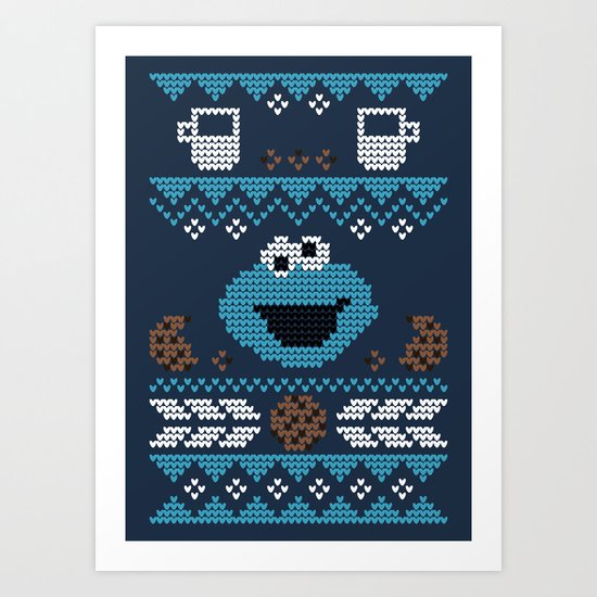 C is for Cookie! Art Print