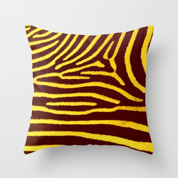 Yellow print throw pillows best sale