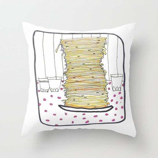 Pancakes Throw Pillow